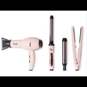 Lange bijou hair styling set (blow dryer, flat iron, 2 want curlers)